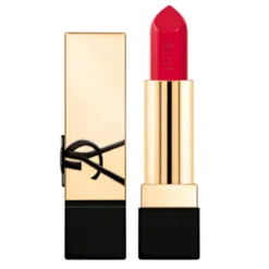 YSL Rouge Pur Couture Caring Satin Lipstick R1 Le Rouge Ruby – Bright Red
